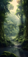 Beautiful rainforest