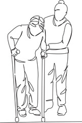 nurse helping a patient