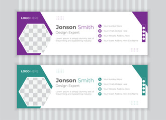 Corporate Email Signature Design Template