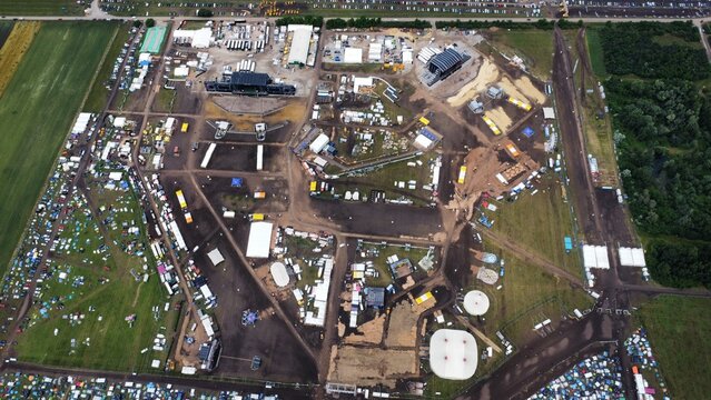 Concert area of the Nova Rock Festival 2023