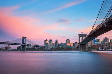 Naklejka premium Brooklyn Bridge, New York City, USA