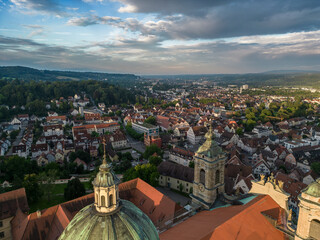 Weingarten, Deutschland: Blick aufs Ortszentrum