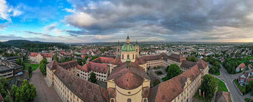 Weingarten, Deutschland: Panorama der Basilika