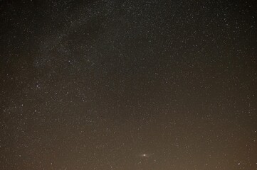 Night sky with stars - Perseids. Background for space exploration and night photography.