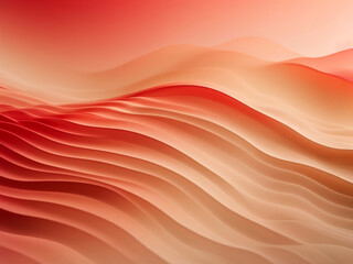 Fototapeta premium Multi layers color texture 3D fabric layers in gradient vector banner. Cover layout material design template. Abstract realistic textile, material, papercut decoration textured wavy layers