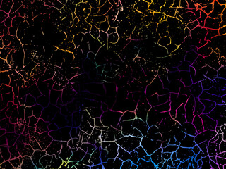 Abstract background for wallpapers, posters, cards, invitations, websites. Modern painting handmade background. Rainbow lines Vector