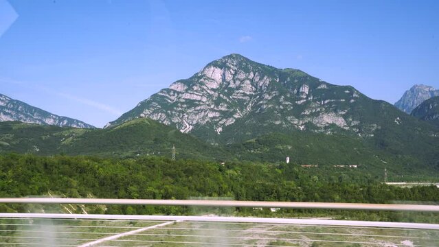 Mountains At San Lorenzo In Banale, Italy