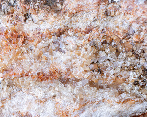 The texture of the stone on the shore of the Adriatic Sea