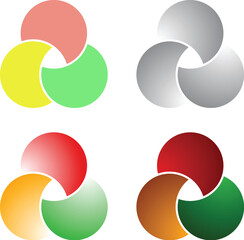 vector set of venn diagrams