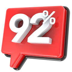 black friday label 3d 