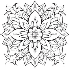 coloring pages for adults mandala pattern