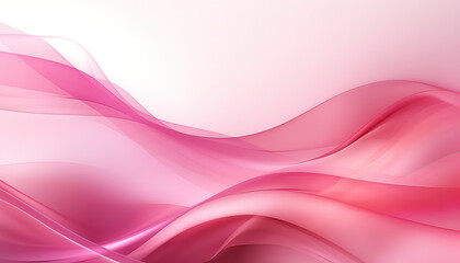 Abstract Pink Line - Fighting Breast Cancer