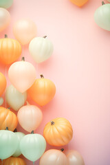 Pastel Pumpkin Ballons 