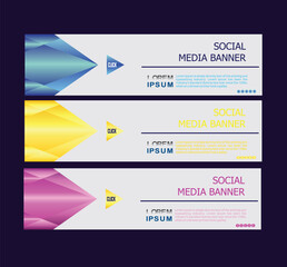 indonesia sukoharjo june 2023 : web banner set clean 