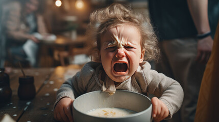 Baby Crying and screaming Generative Ai