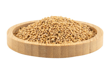 radish seed in a wooden bowl