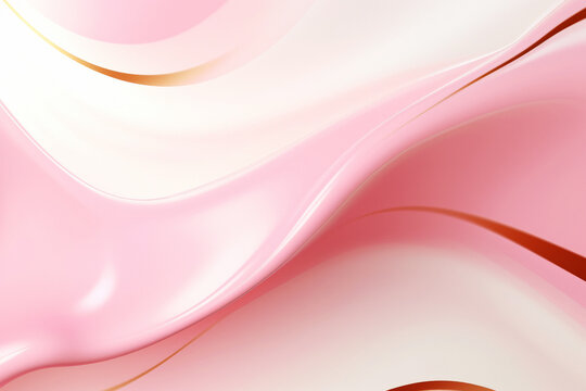 Beautiful liquid pink background with wave and colors. generative ai
