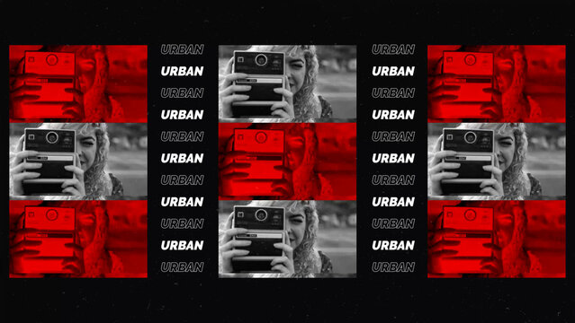 Dynamic Urban Opener Slideshow template contains 21 text placeholders, 21 media placeholders, and 1 logo placeholder. Available in 4K.