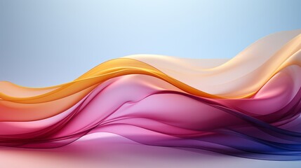 A dynamic abstract design of colorful wavy lines invites viewers to be immersed in a creative and energetic atmosphere