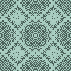 Fototapeta premium Figures ornament. Seamless pattern. Geometrical backdrop. Shapes background. Geometric wallpaper. Tribal motif. Digital paper. Textile print. Abstract vector.