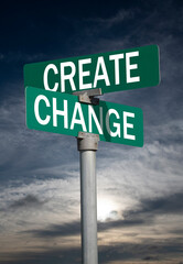Create change sign