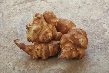 Raw dietary Jerusalem artishoke - topinambur