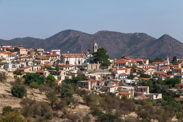 Gordijnen Pano Lefkara village, Troodos mountains, Larnaca region, Cyprus © Alesia