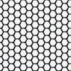 Paint brush hexagons. Hand drawn honeycombs background. Hexahedrons wallpaper. Hives motif. Geometric backdrop. Ethnic digital paper. Web designing. Textile print. Seamless pattern.