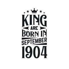 King are born in September 1904. Born in September 1904 Retro Vintage Birthday