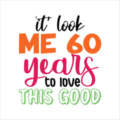 Stylish , fashionable  and awesome birthday quotes typography  illustrator