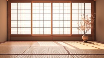 Japanese-Style Interior Background