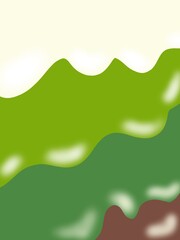 abstract green background with bubbles