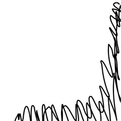 Abstract Line Aesthetic Corner Border