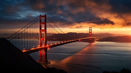 San Francisco featuring the iconic Golden Gate Bridge