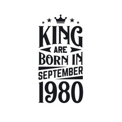 King are born in September 1980. Born in September 1980 Retro Vintage Birthday