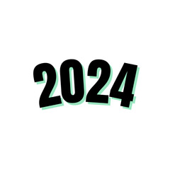 Text effect design for 2024