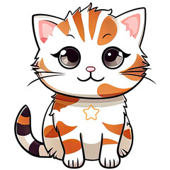 Obraz premium cartoon cat