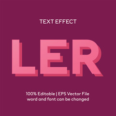 Editable Gentle text effect 3d text style effect mockup template