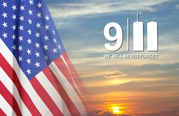 Fototapeten 09.11.2001 American Patriot Day banner © ecrow