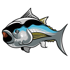 tuna fish illustration #5