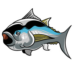 tuna fish illustration