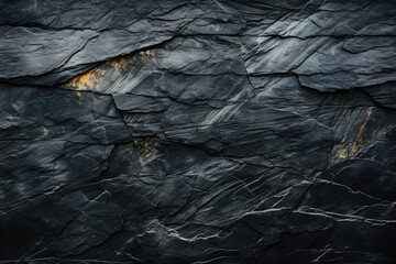 Black stone or slate texture background for design projects presentations or digital creations 
