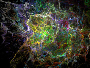 Imaginatory fractal abstract background Image
