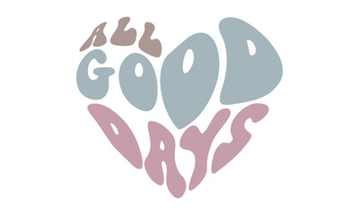 All good days Retro SVG