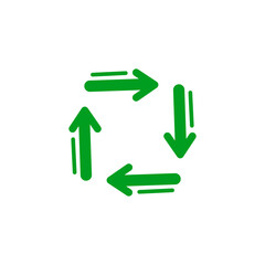 Green Recycling Symbol