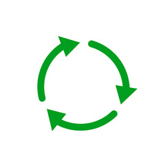 Green Recycling Symbol