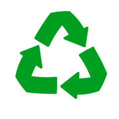 Green Recycling Symbol