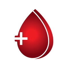 Obraz premium Blood Donation logo