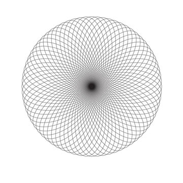 Abstract spirograph element