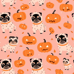 Cute Halloween Background, Halloween Print Pattern, Seamless Tumbler Wrap, Tumbler Design, Seamless, Background, Step Repeat